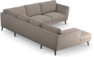Madison Lux - Hörnsoffa med schäslong vänster - Beige