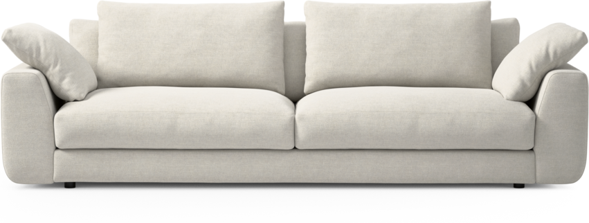 Amie - 4-sits soffa - Vit