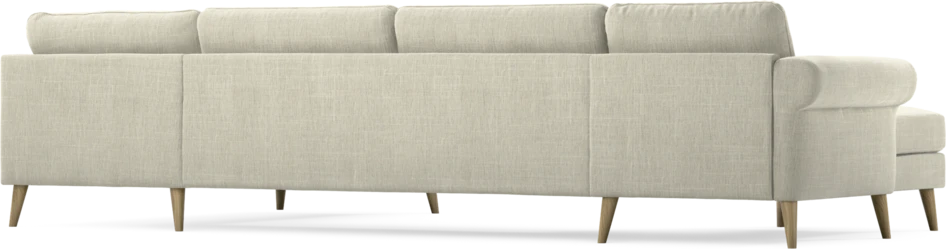 Bridge - 3-sits soffa med schäslong vänster och divan höger - Beige