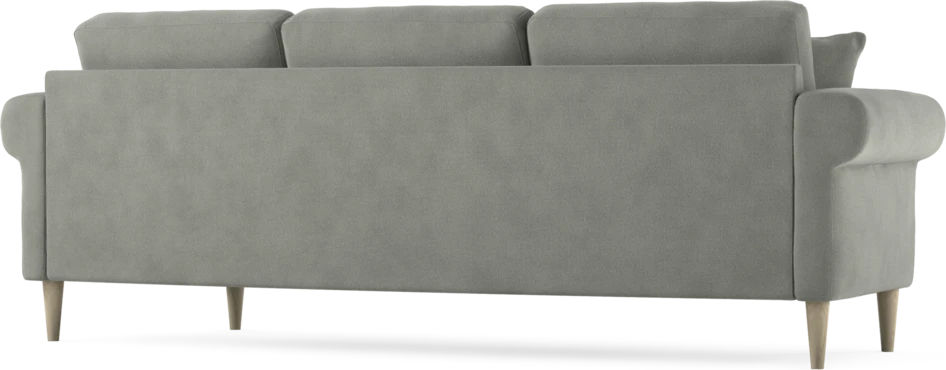 Eden - 3-sits soffa svängd - Grå