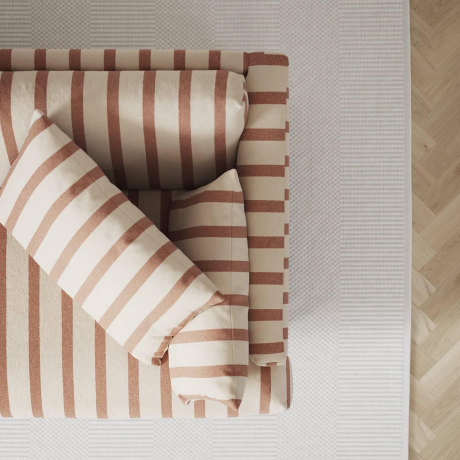Harper - 3-sits soffa med divan vänster - Flerfärgad
