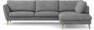 Madison Lux - 3-sits soffa med divan höger - Vit