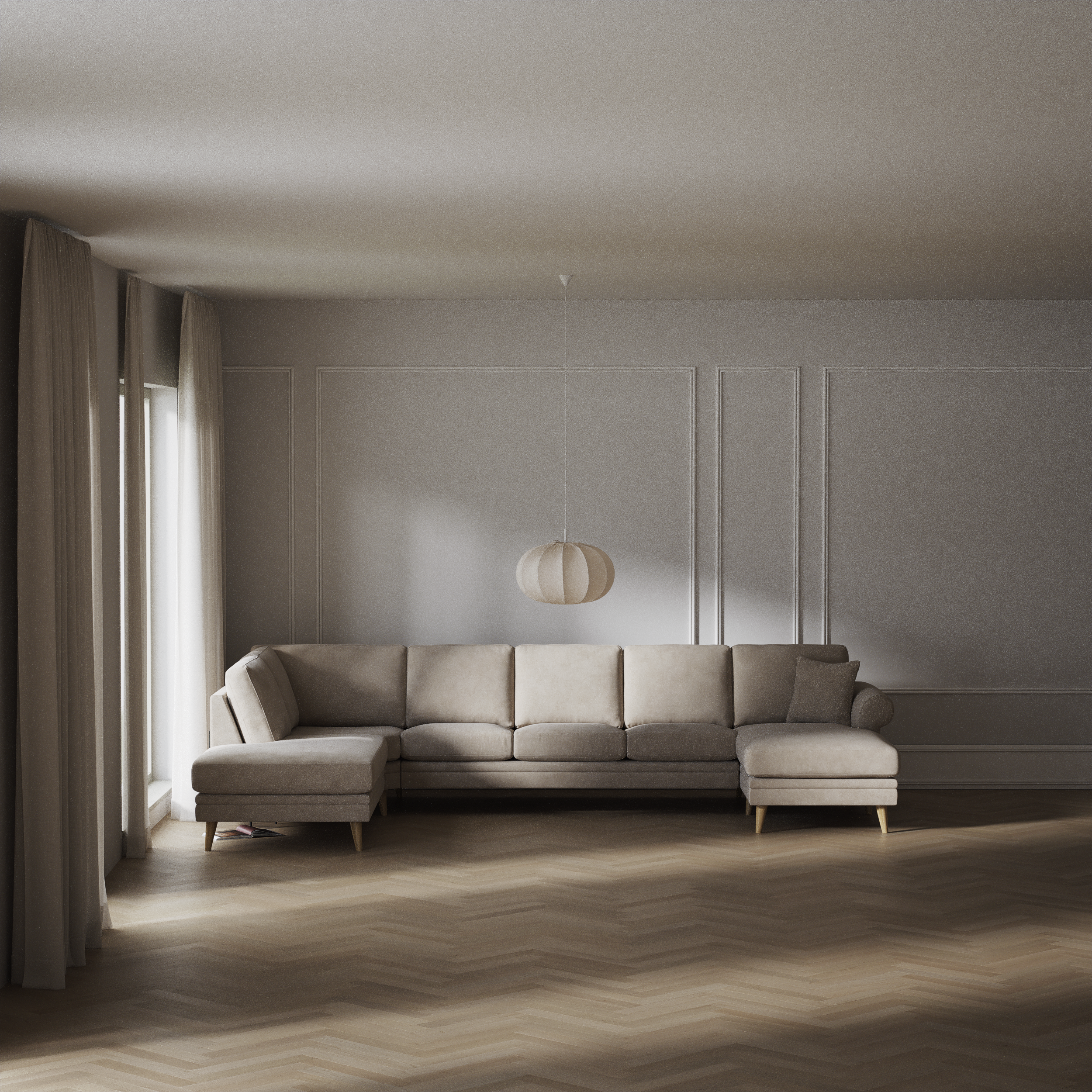 Eden - 3-sits soffa med divan vänster och schäslong höger - inspiration