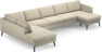 County - 4-sits soffa med divan vänster och schäslong höger - Beige