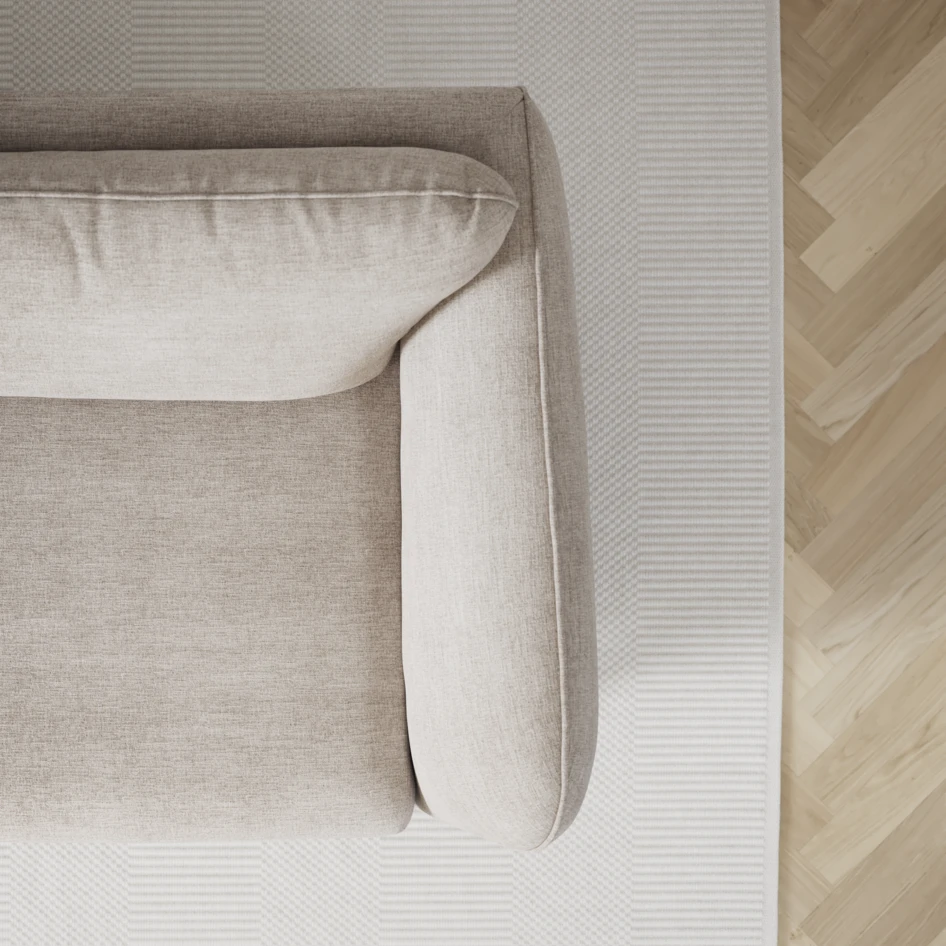 Madison - 2-sits soffa med divan vänster och schäslong höger - Beige