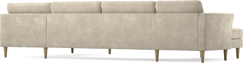 Bridge - 3-sits soffa med schäslong vänster och divan höger - Beige