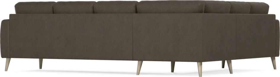 Eden - Hörnsoffa, 2+3-sits - Brun