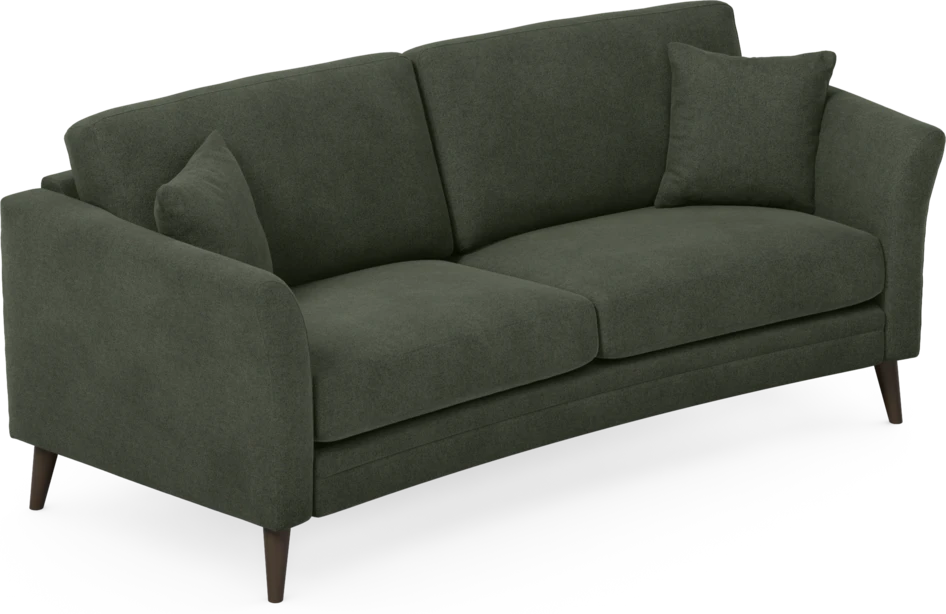 Eden - 2,5-sits soffa svängd - Grön