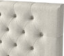 Delux Pikerad XL - Sänggavel, 90-210 cm - Beige
