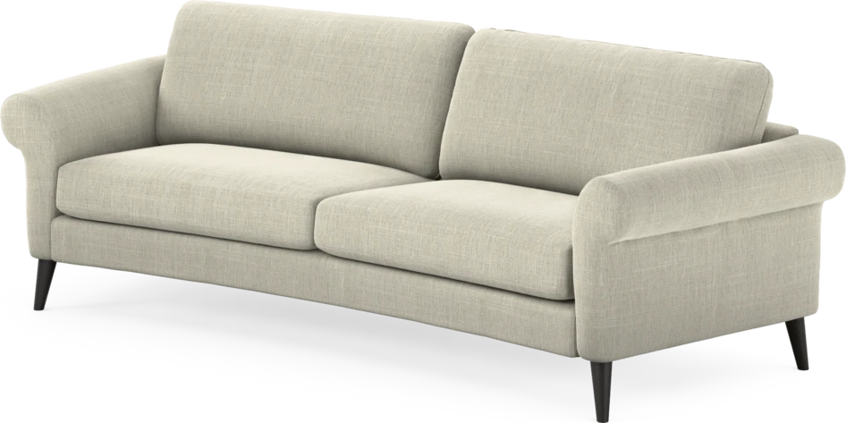 Bridge - 3-sits soffa svängd - Beige