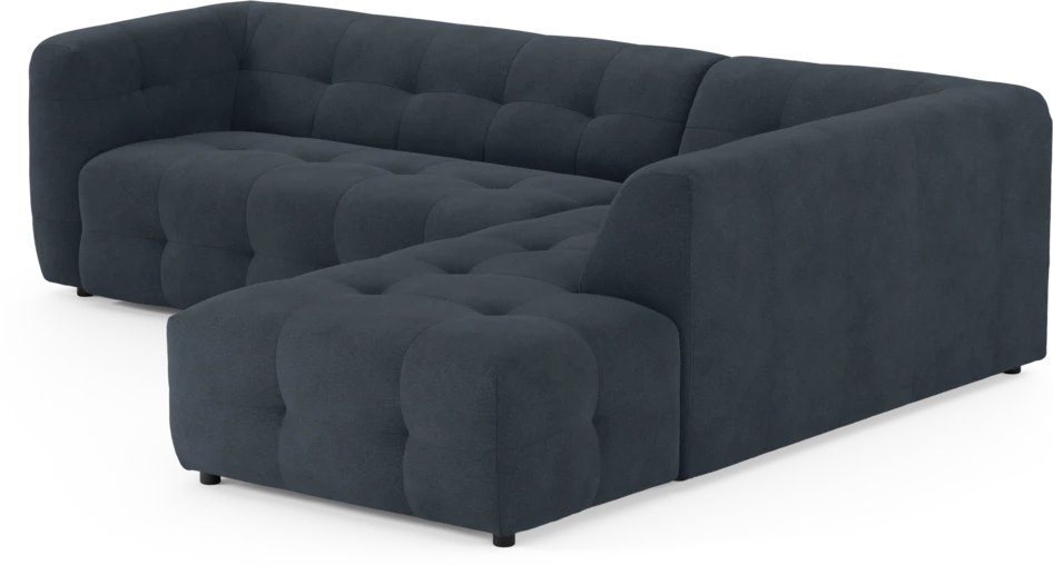 Bella - 3-sits soffa med divan höger - Blå
