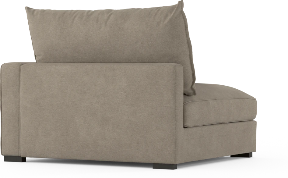 Rossi - 1,5-sits med armstöd höger - Beige