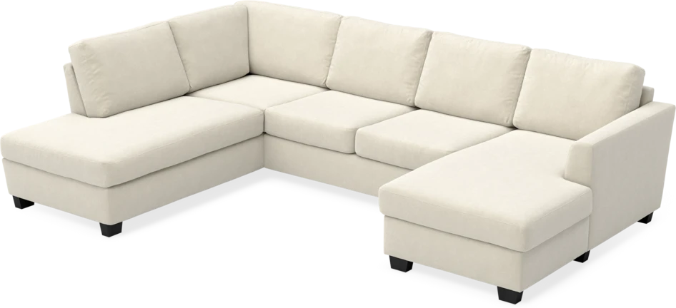 Friday - 3-sits soffa med divan vänster och schäslong höger - Beige