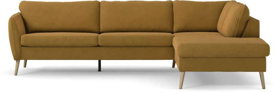 County - 2,5-sits soffa med divan höger - Gul
