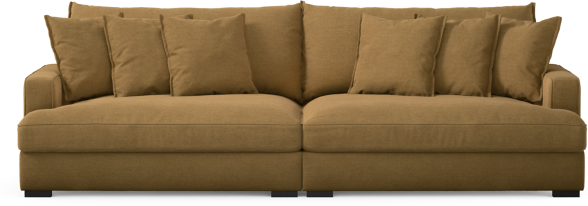 Rossi - 4-sits soffa - Gul