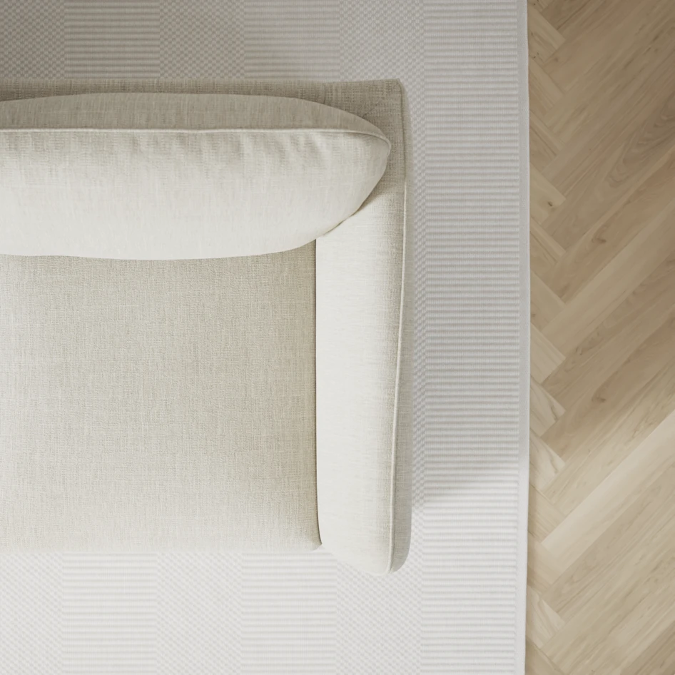 Öland - Bäddsoffa med schäslong vänster och divan höger - Beige