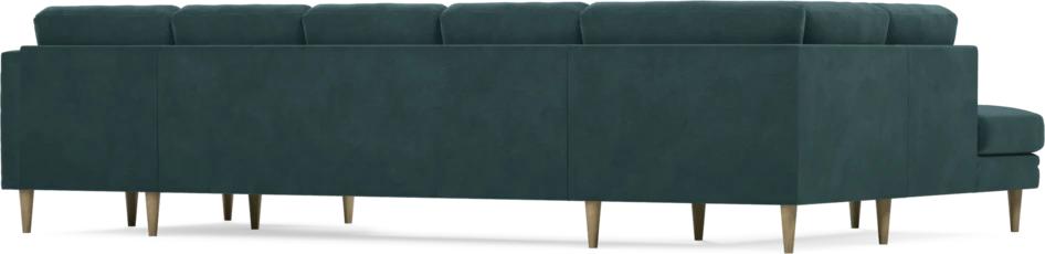 Eden - 3-sits soffa med divan vänster och schäslong höger - Blå