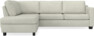 Friday - 2,5-sits soffa med divan vänster - Beige