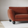 Madison Lux - 3-sits soffa - Röd