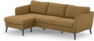 County - 3-sits soffa med flyttbar schäslong - Gul