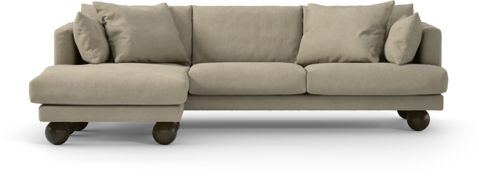 Harper - 4-sits med schäslong vänster - Beige