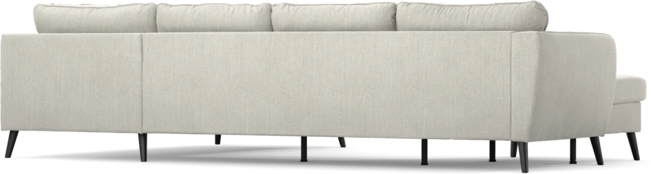 County - 3-sits soffa med schäslong vänster och divan höger - Grå