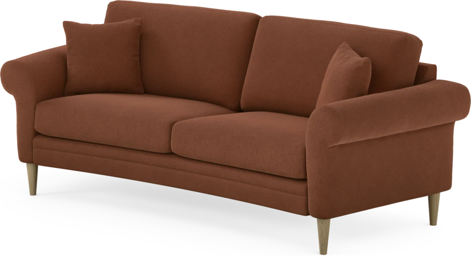 Eden - 2,5-sits soffa svängd - Orange