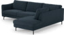 Madison Lux - 3-sits soffa med divan höger - Blå
