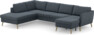 County - 3-sits soffa med divan vänster och schäslong höger - Blå
