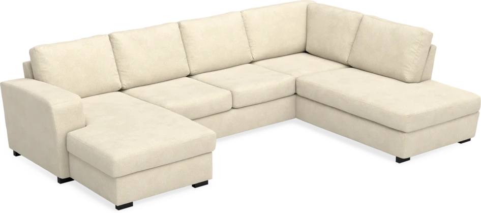 Friday - 3-sits soffa med schäslong vänster och divan höger - Beige