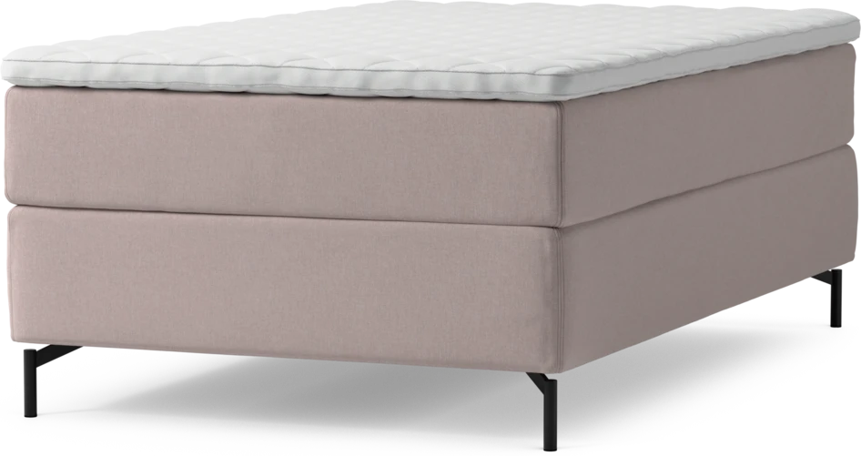 Delux Exclusive - Kontinentalsäng, enkelsäng 120 cm med bäddmadrass och sängben