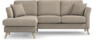 Eden - 2-sits soffa med schäslong - Beige