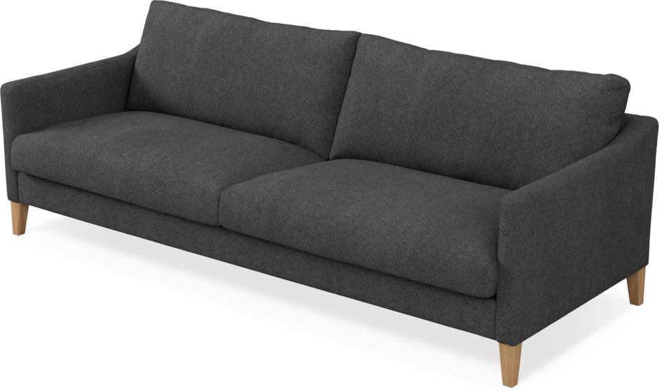 Winston - 4-sits soffa - Svart