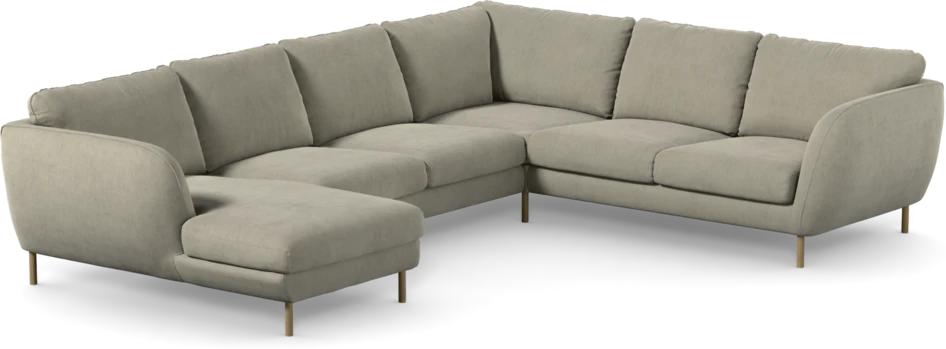 Madison - Hörnsoffa med schäslong vänster - Beige