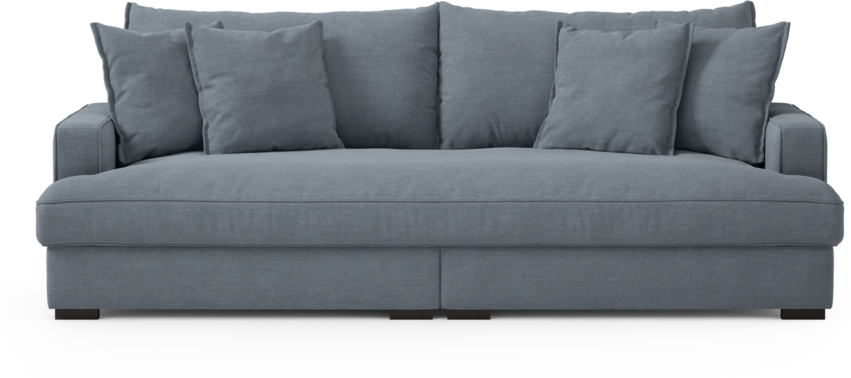 Rossi - 3-sits soffa, hel dyna - Blå