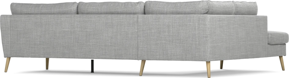 County - 2,5-sits soffa med divan vänster - Grå