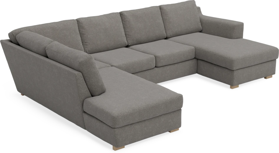 Friday - 3-sits soffa med divan vänster och schäslong höger - Grå