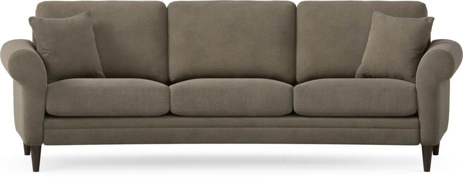 Eden - 3-sits soffa svängd - Beige