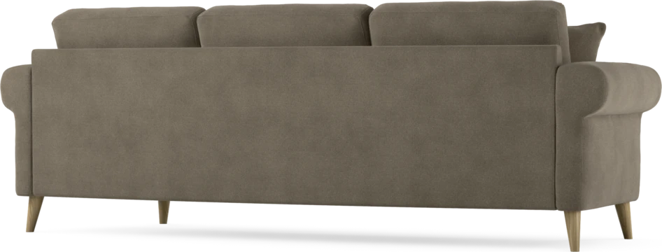 Eden - 3-sits soffa svängd - Beige