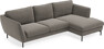 Madison Lux - 2-sits soffa med schäslong höger - Grå