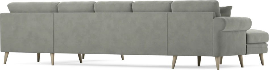 Eden - 3-sits soffa med schäslong vänster och divan höger - Grå