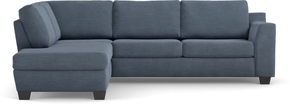 Friday - 2,5-sits soffa med divan vänster - Blå