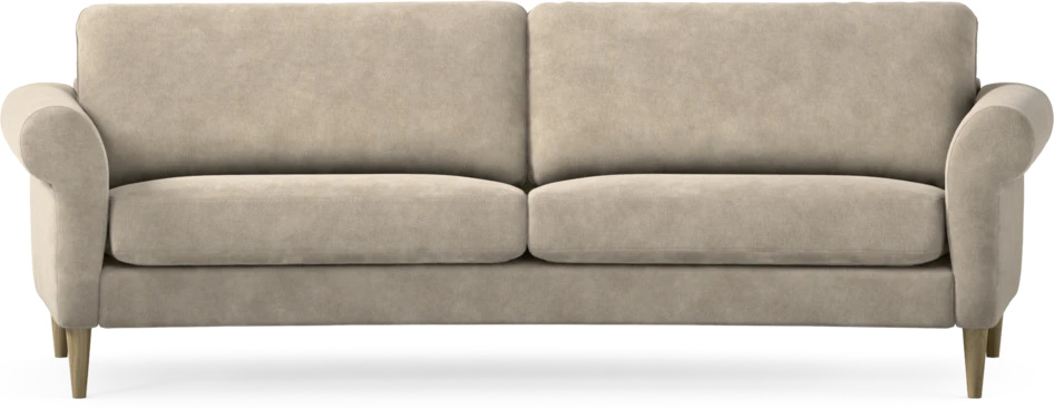 Bridge - 3-sits soffa svängd - Beige