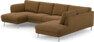 Madison Lux - 2-sits soffa med schäslong vänster och divan höger - Brun