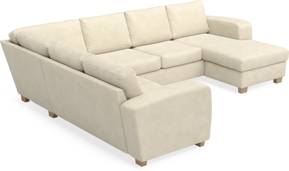 Friday - Hörnsoffa, 2+3-sits med schäslong höger - Beige