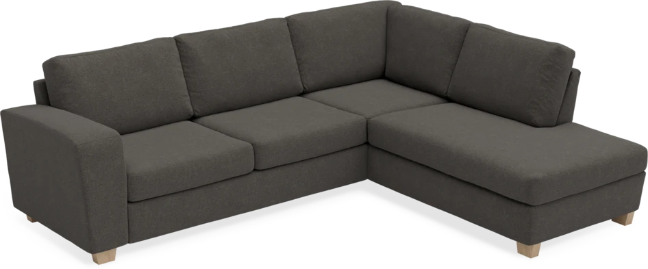 Friday - 2,5-sits soffa med divan höger - Grå