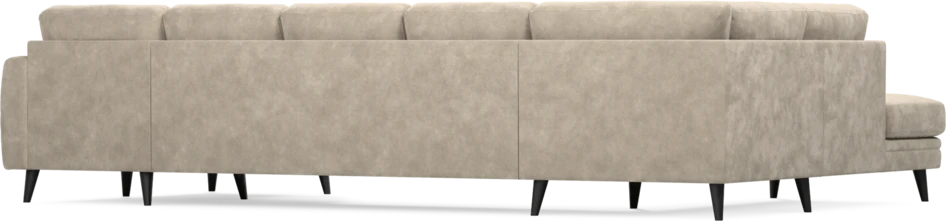 Eden - 3-sits soffa med divan vänster och schäslong höger - Beige