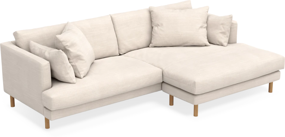 Harper - 4-sits med schäslong XL höger - Beige