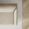 County - 3-sits soffa med divan vänster - Beige