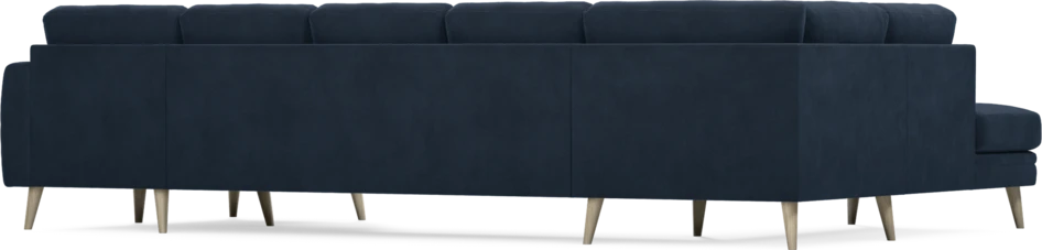 Eden - 3-sits soffa med divan vänster och schäslong höger - Blå